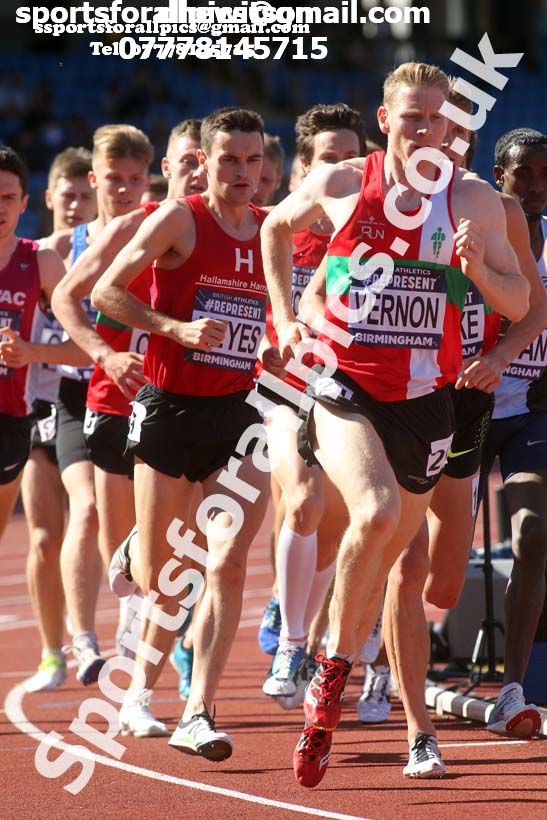Mens 5000 metres, World Championship Team Trials, Alexander Stadium, Birmingham
